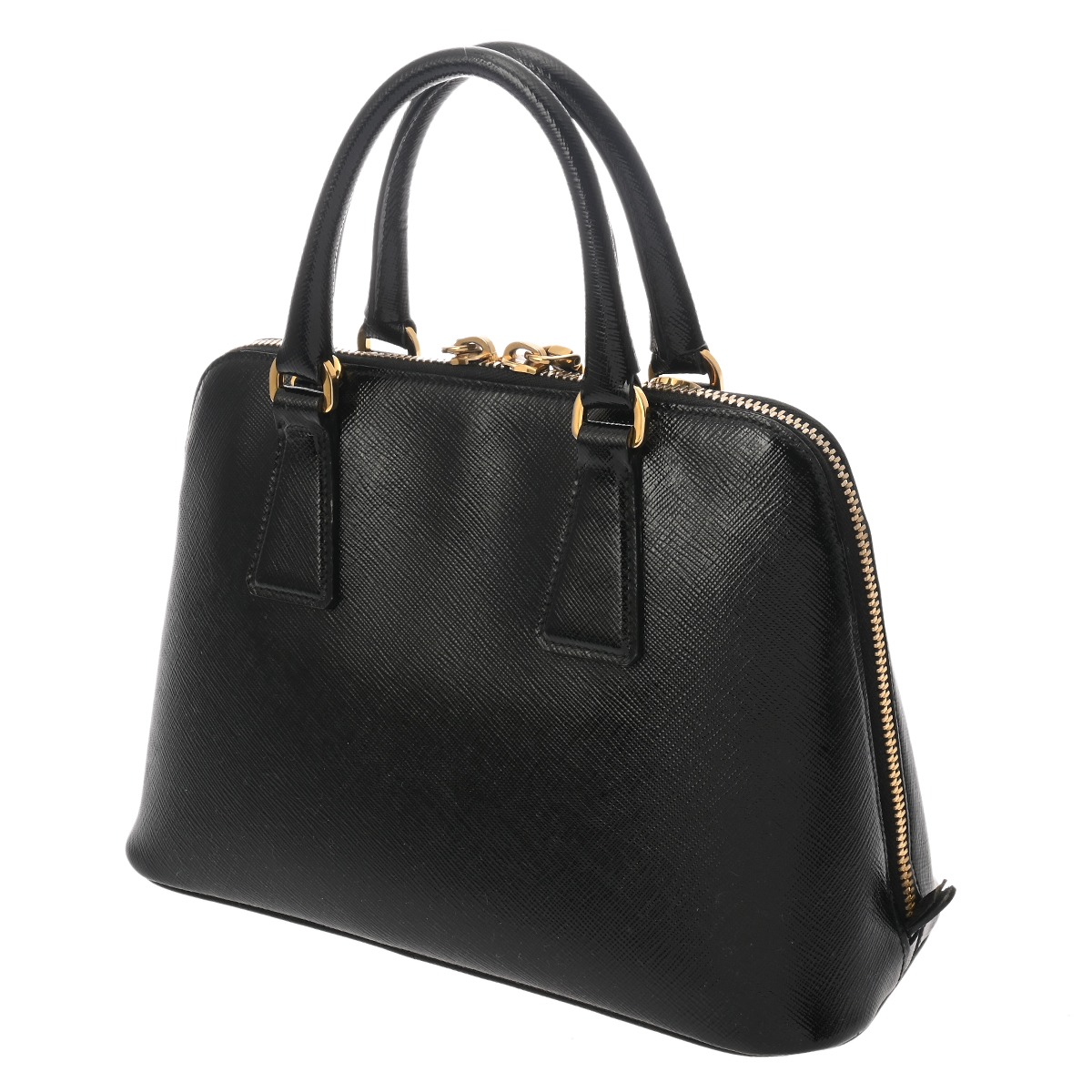 プラダ 2WAY バッグ ブラック 1BA838 サフィアーノヴェルニ レディース