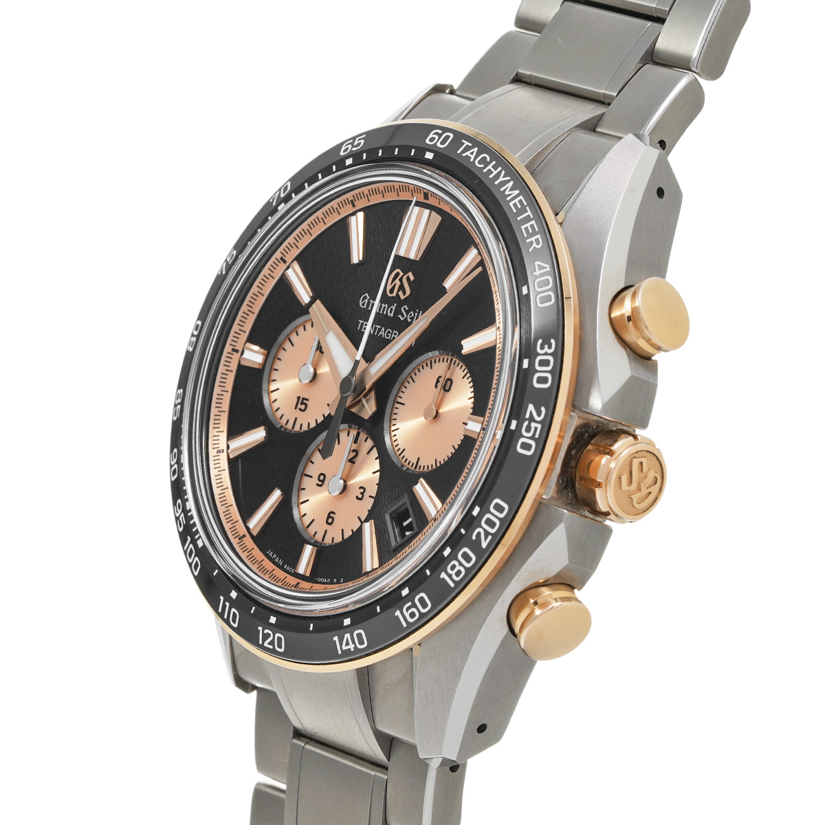 グランドセイコー エボリューション9 SLGC004 ブラック/ピンク メンズ