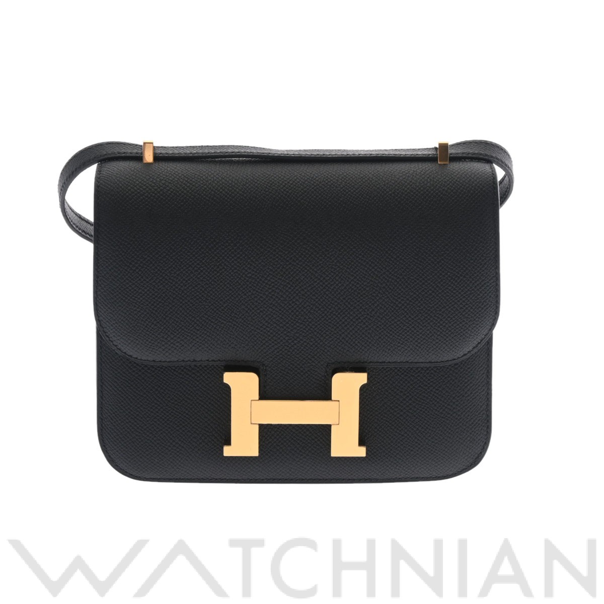 エルメス コンスタンス ミニ 18 ミロワール ブラック/ゴールド金具