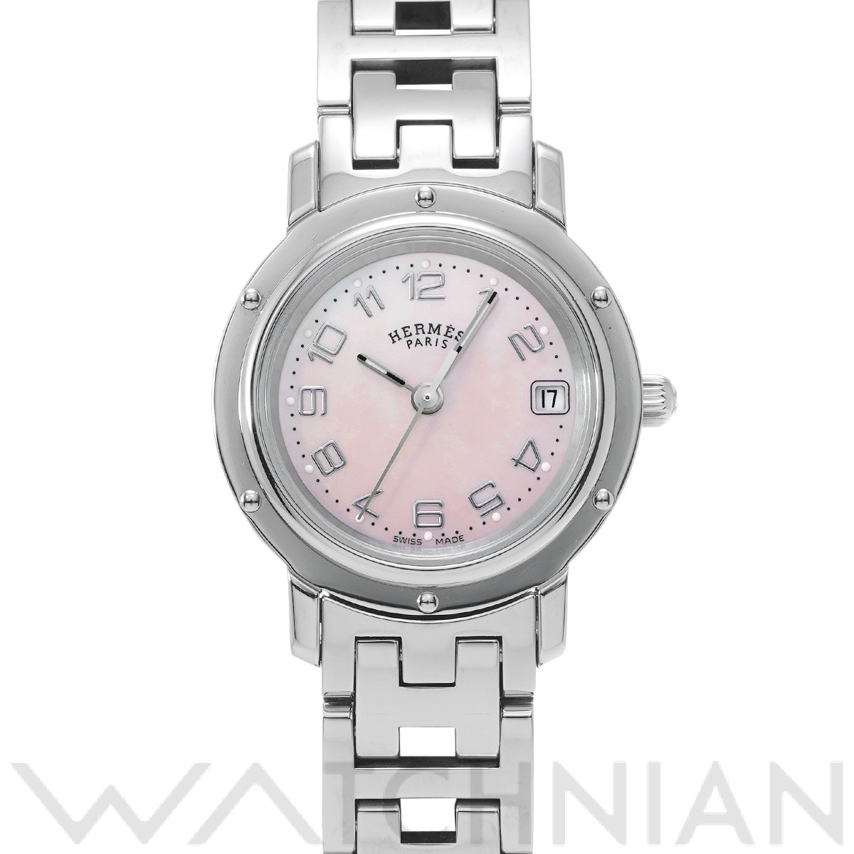 エルメス クリッパー ナクレ CL4.210.214/3796 ピンクシェル