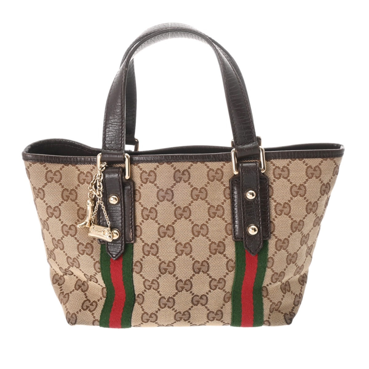 グッチ ハンドバッグ ベージュ/エボニー/ブラウン 139261 002046 GG