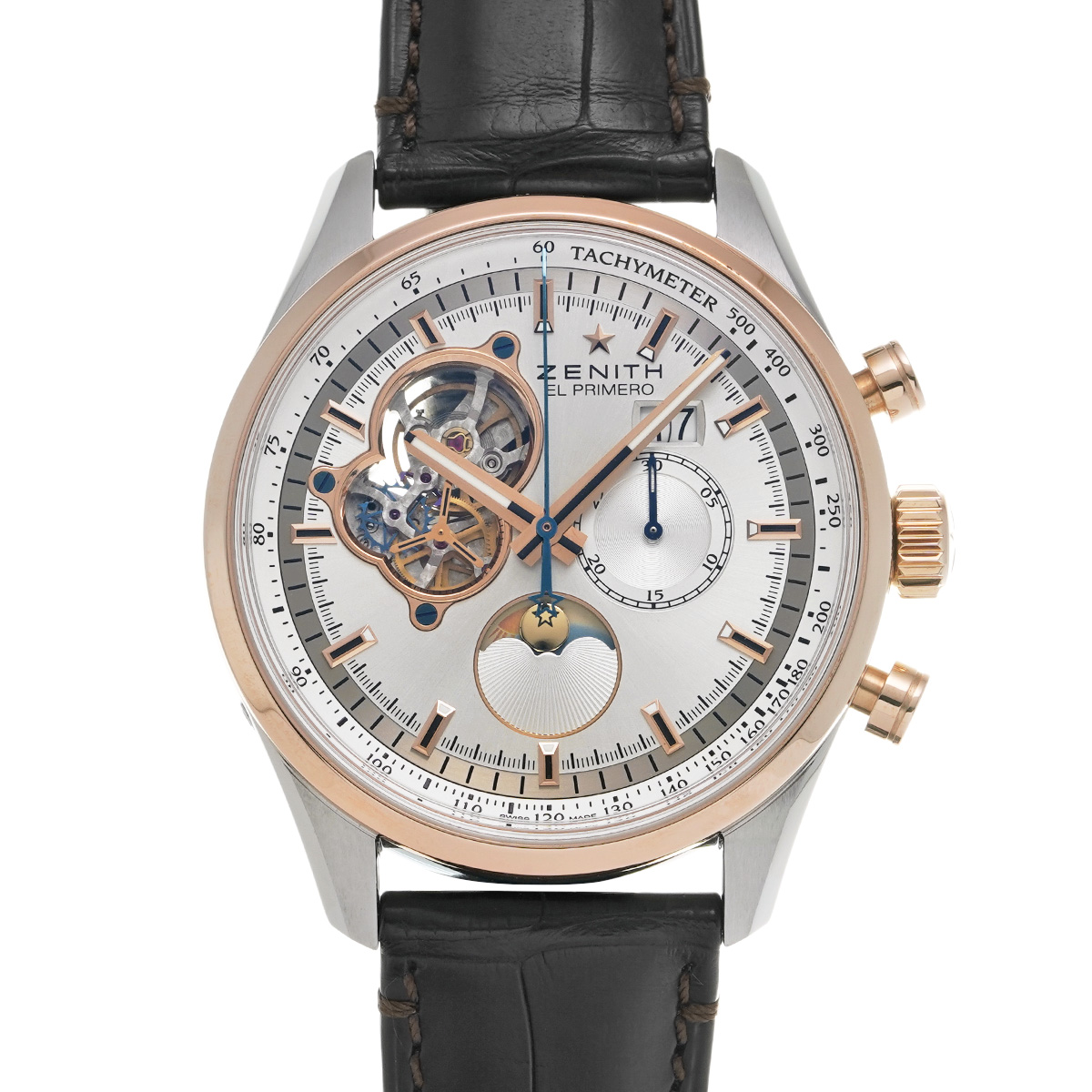 ゼニス クロノマスター エル・プリメロ オープン ムーン＆サンフェイズ