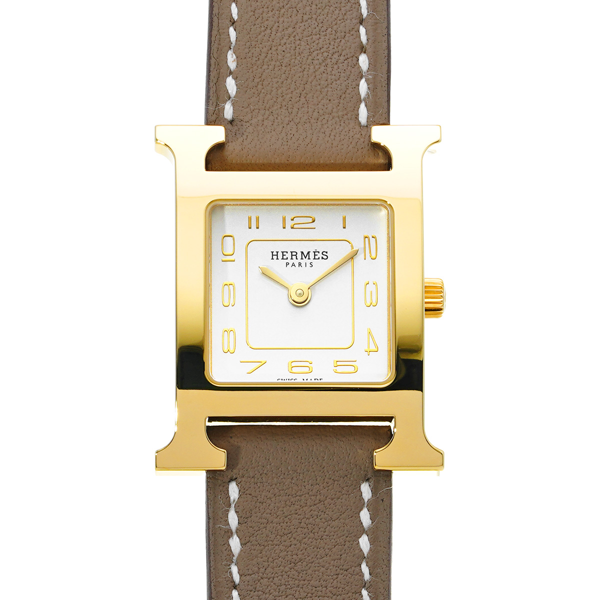 エルメス Hウォッチ HH1.201.227 ホワイト レディース 時計 【新品