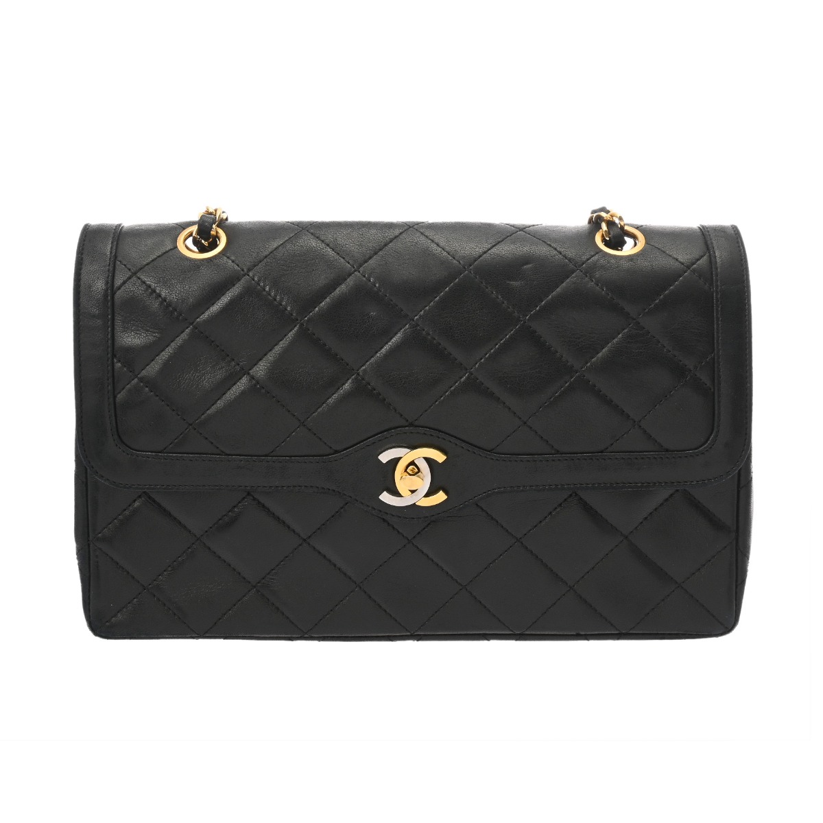 シャネル マトラッセ チェーンショルダー パリ限定 ブラック AP0250