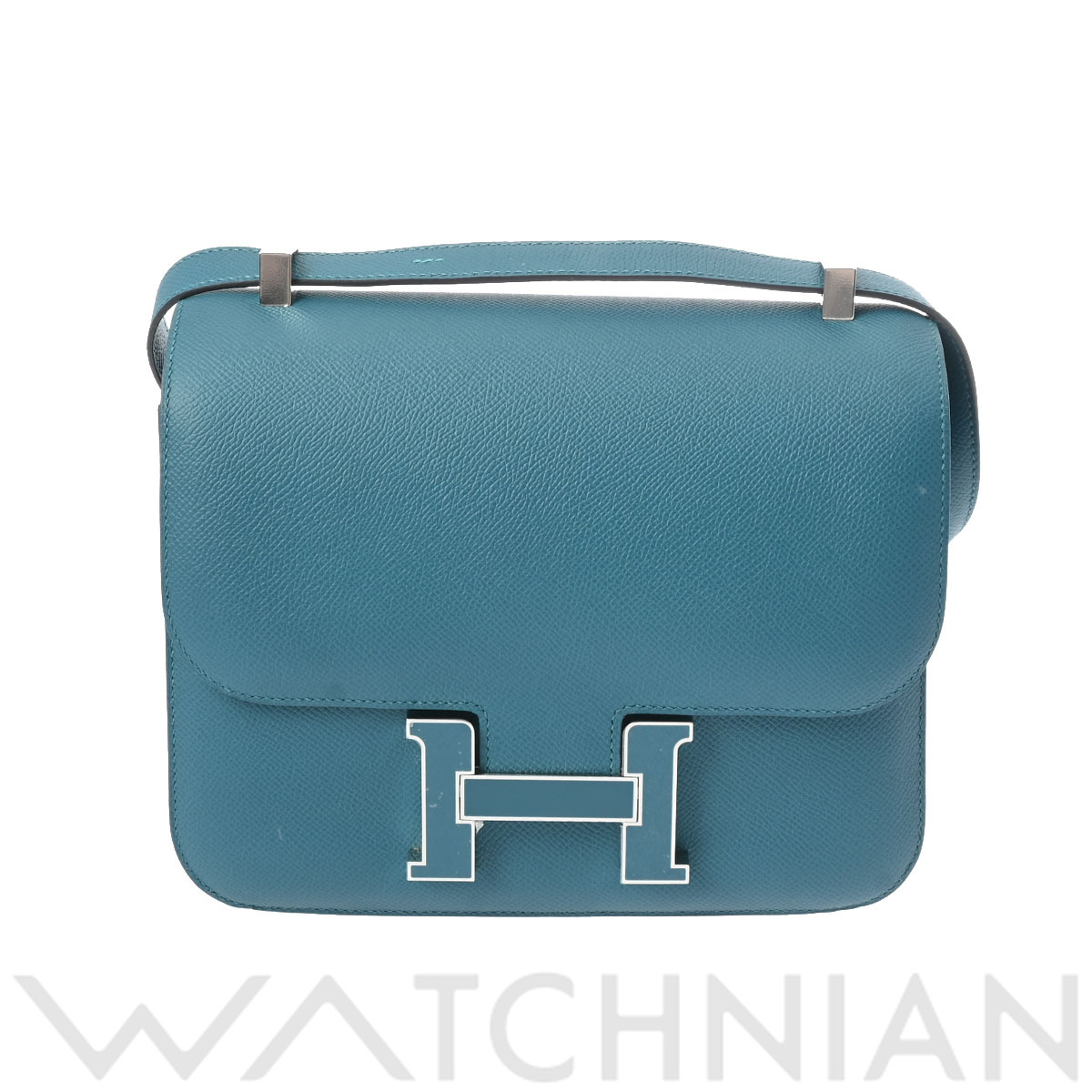 エルメス コンスタンス 24 ヴェールボスフォール/シルバーラッカー金具