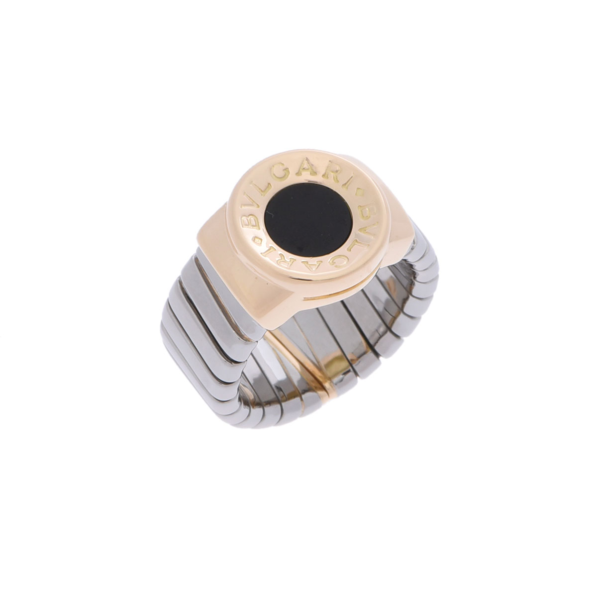 ブルガリ ブルガリブルガリトゥボガス リング シルバー K18イエロー