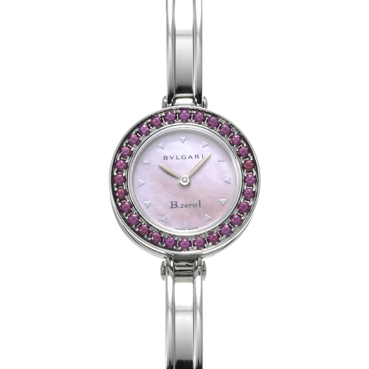 ブルガリ ビーゼロワン BZ22S ピンクシェル レディース 時計 【中古