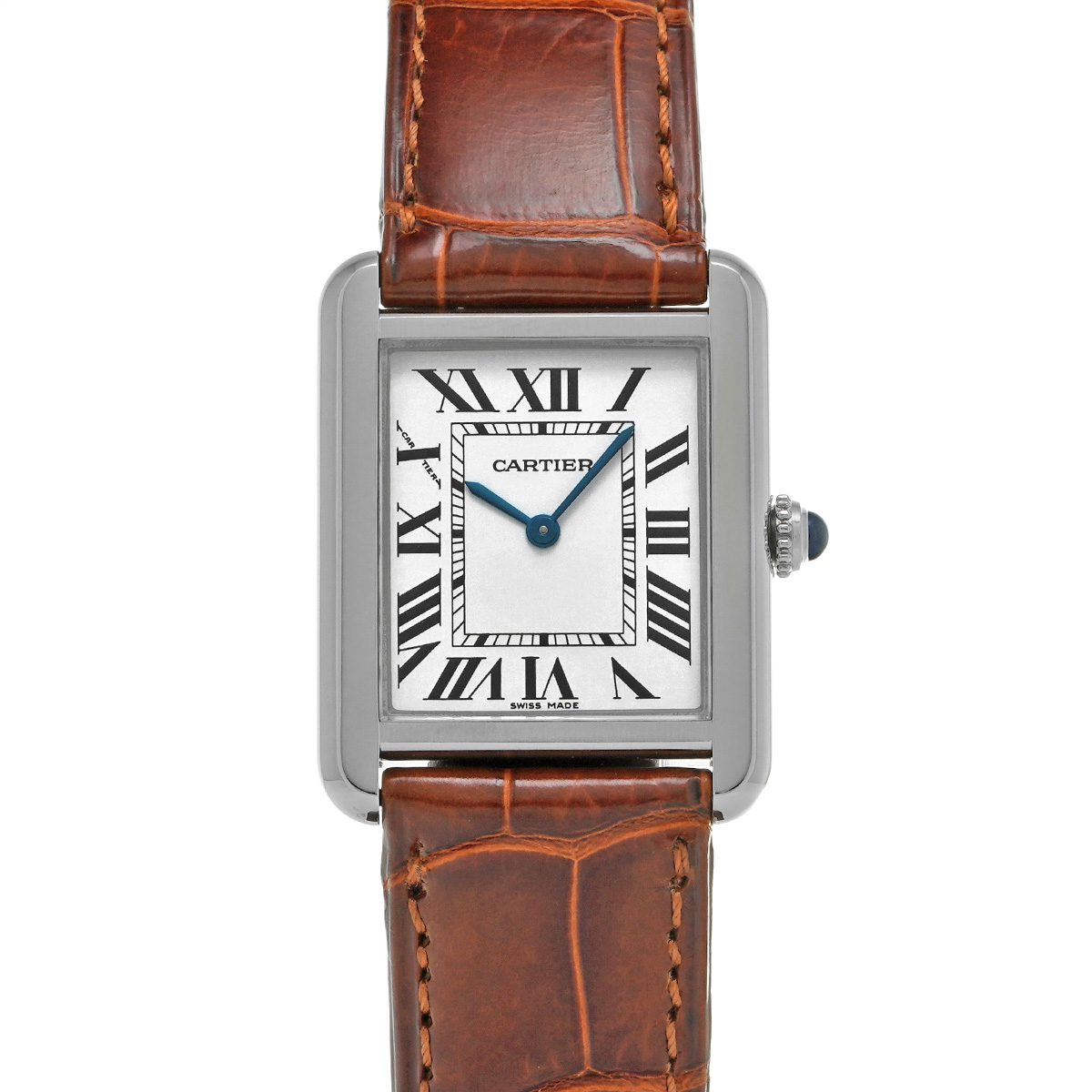 カルティエ タンク ソロ SM W1018255 シルバー レディース 時計 【中古