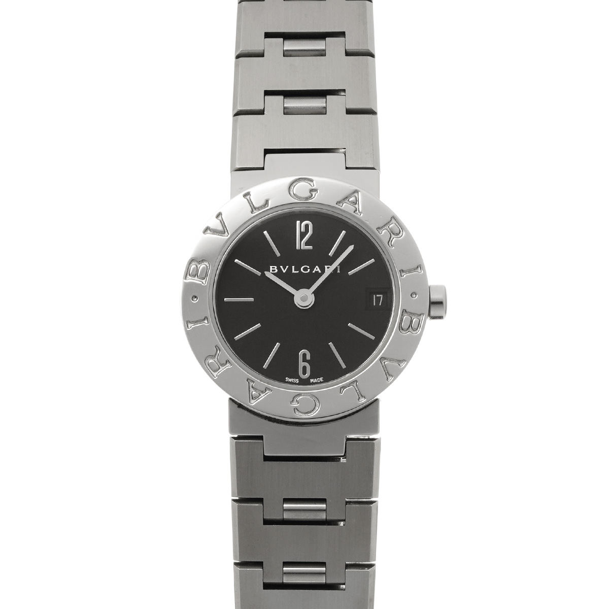 ブルガリ ブルガリブルガリ BB23SS ブラック レディース 時計 【中古