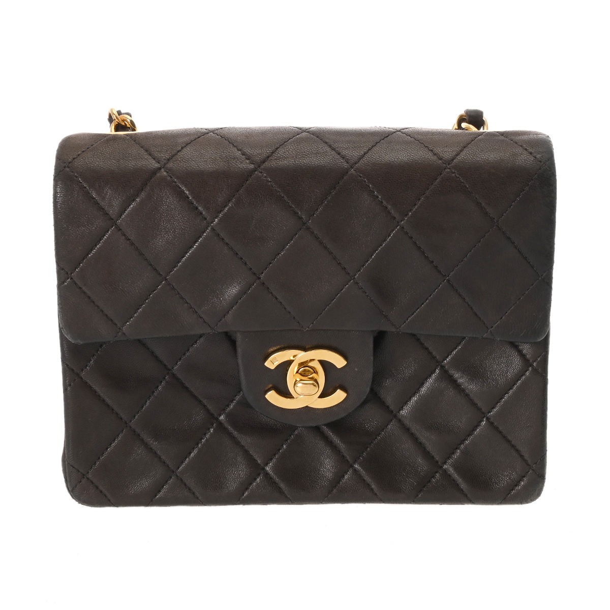 シャネル マトラッセ ミニマトラッセ チェーンショルダー ブラック