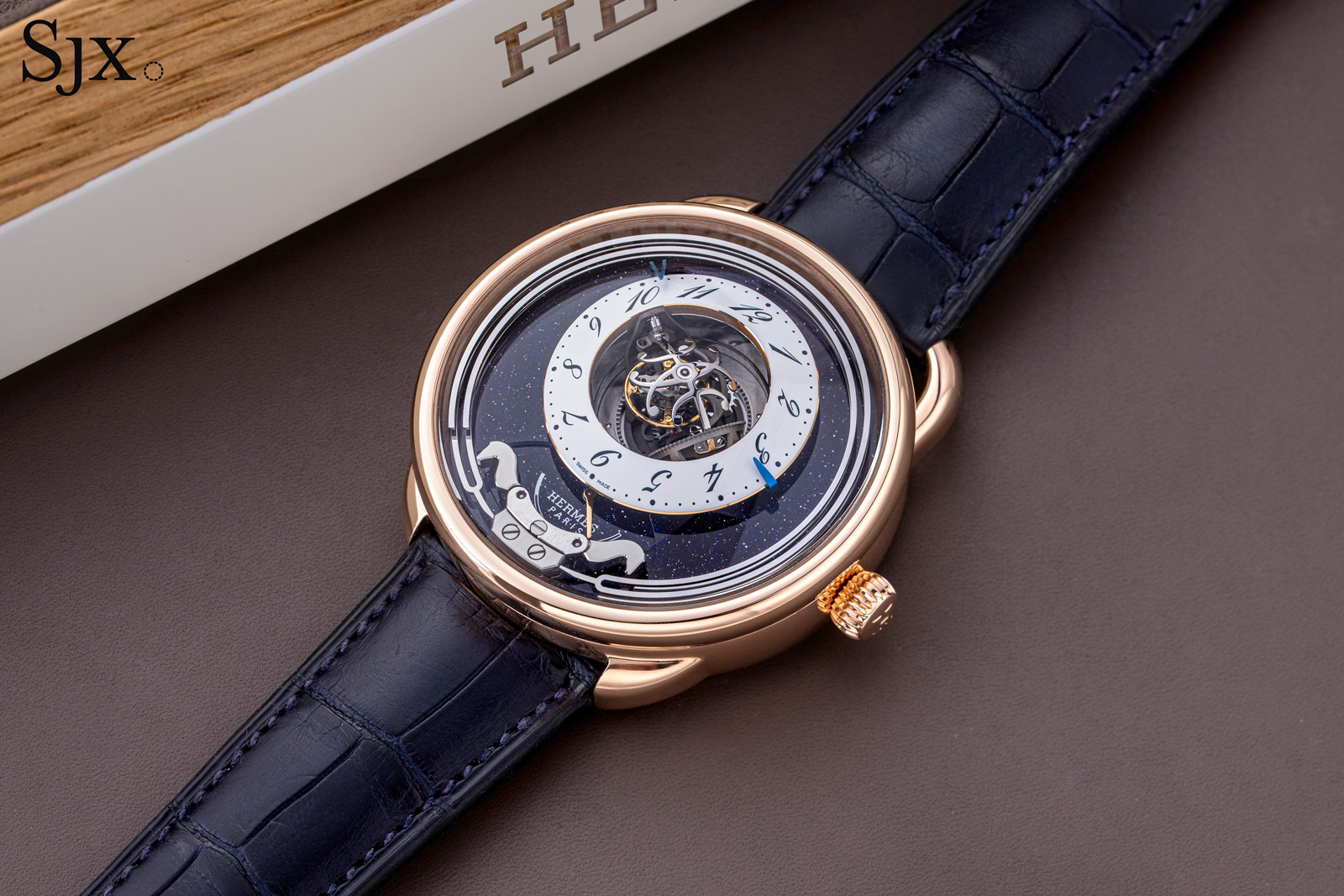 Up Close: Hermès Arceau Duc Attelé Repeater Triple-Axis Tourbillon