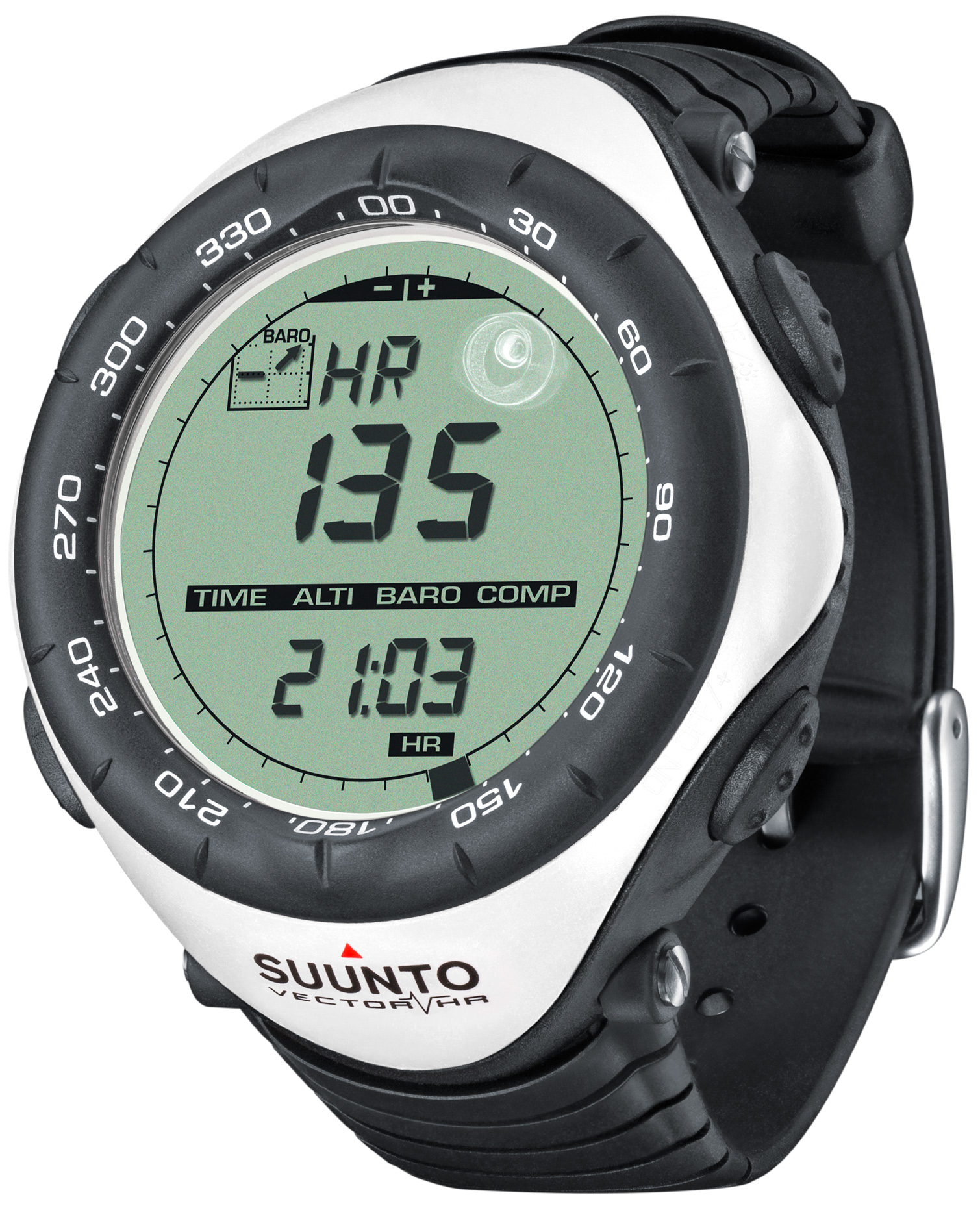 Suunto SS015300000 - Vector White HR Watch • Watchard.com
