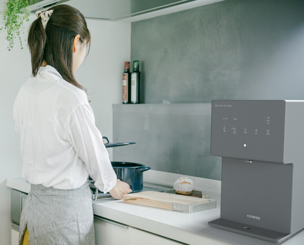 ウォータースタンド ピュアライフ S | 卓上給水型（浄水型）ウォーター