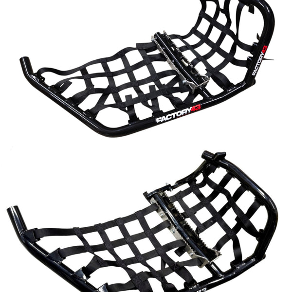 FACTORY 43 YFZ450R NERF BARS BLACK