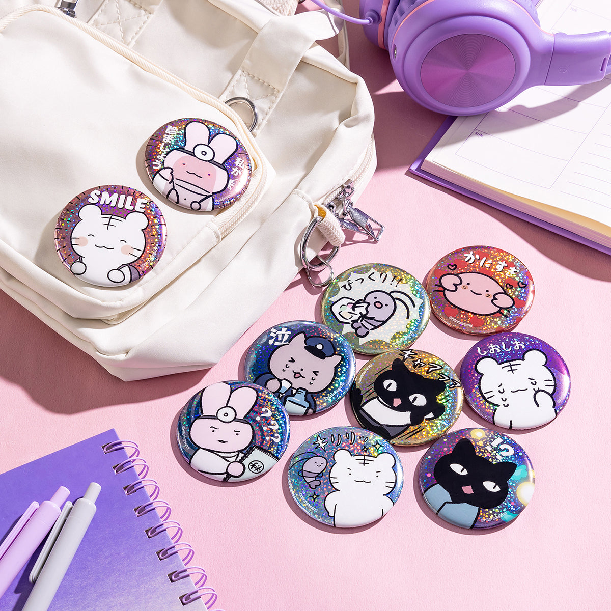 ホワイトタイガーとブラックタイガー トレーディングいろんなおかおの