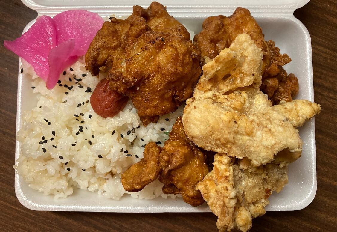 キッチンマルあ商店｜ふたが閉まらないほど詰まったから揚げ弁当！太田