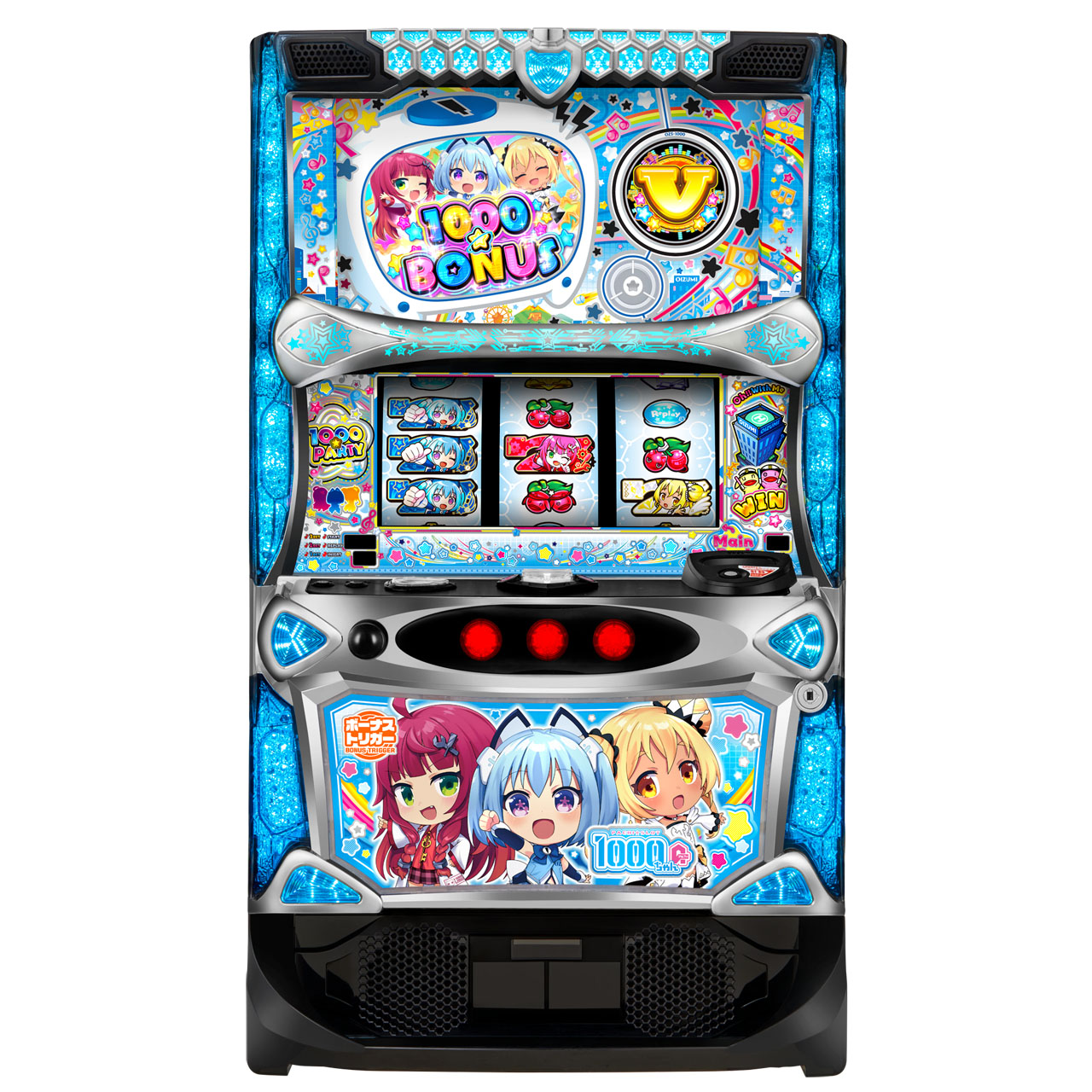 新台】BT搭載のスマスロ第1弾！『LBパチスロ1000ちゃんA』で新感覚