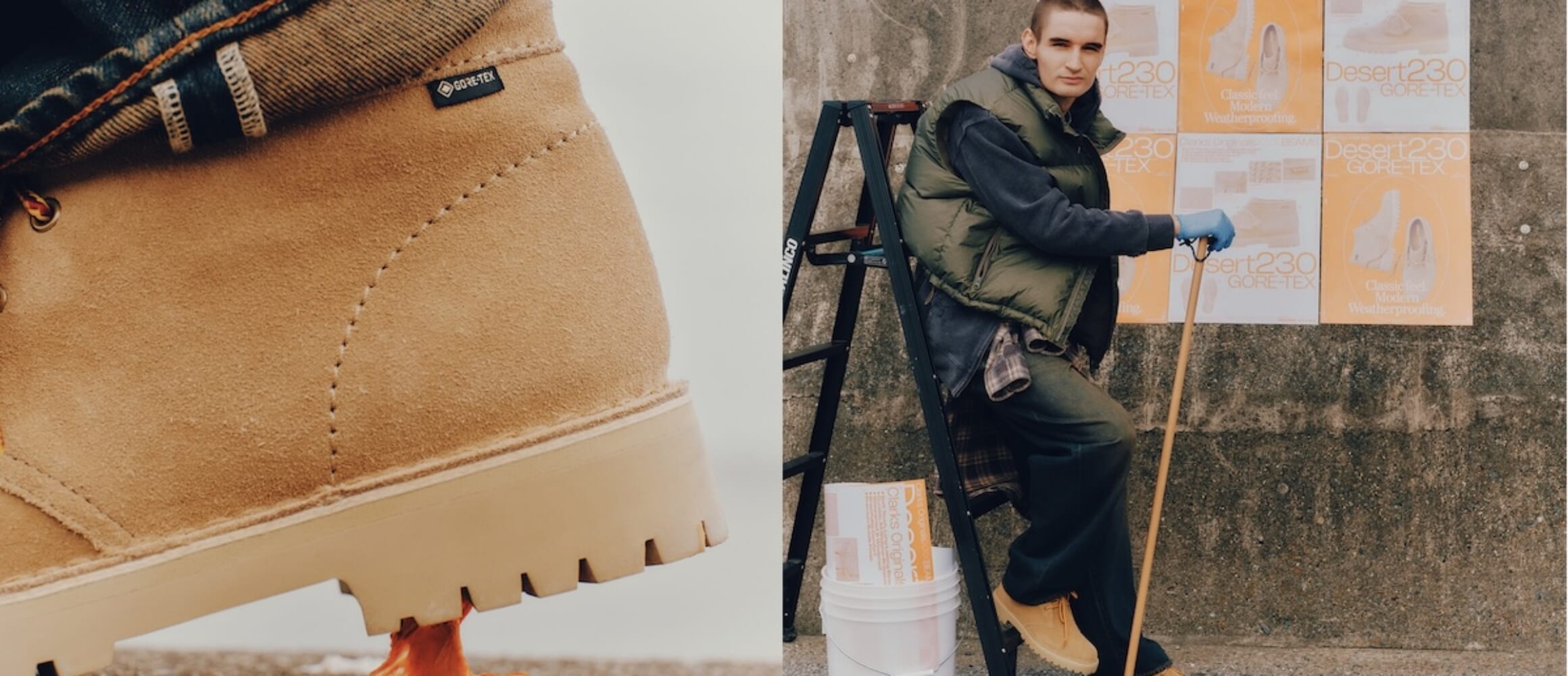 温故知新を体現した、ビームス別注のデザートブーツ。ワークブーツから