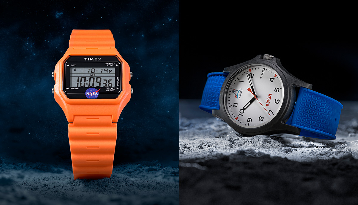 タイメックスから、NASA の月探査“アルテミス計画”を冠したコラボ