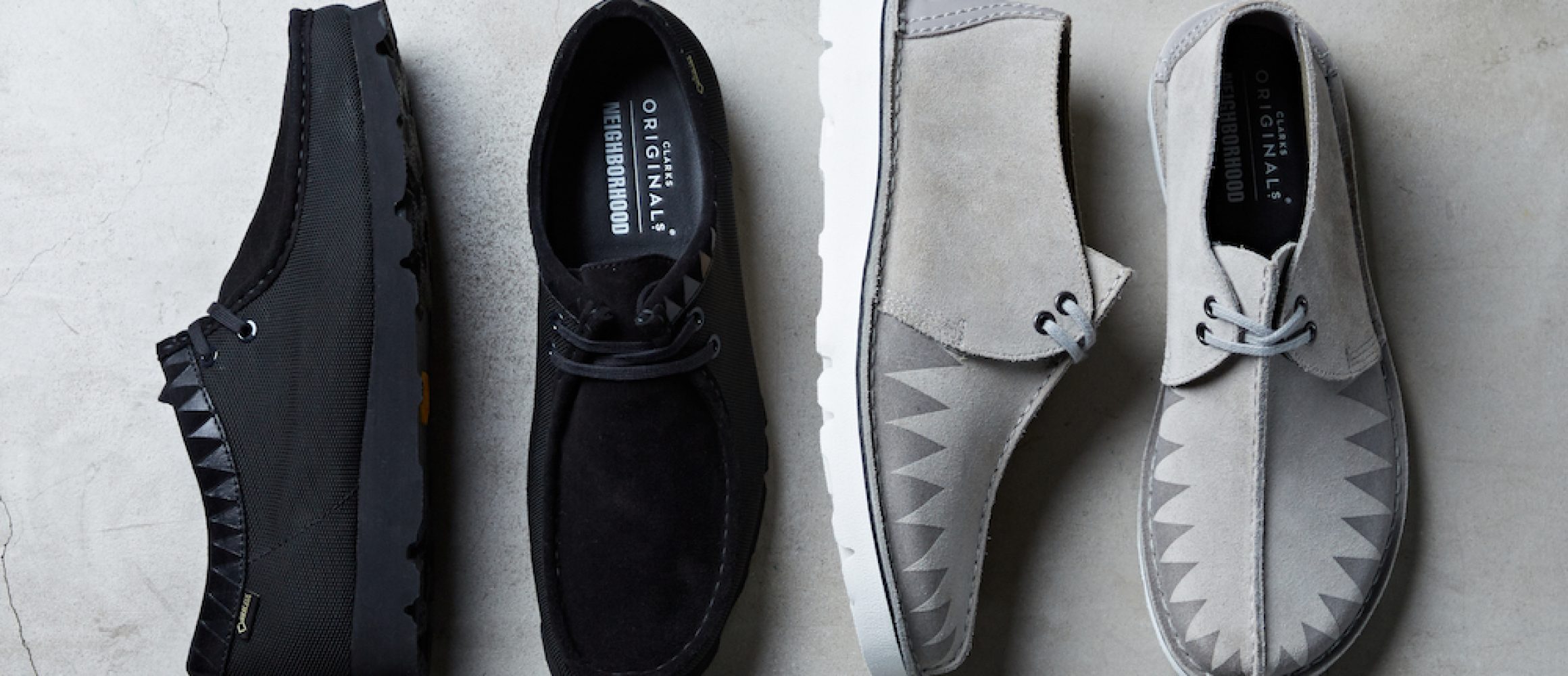 ネイバーフッドとクラークスが初コラボ！ 名作「ワラビー」が異素材