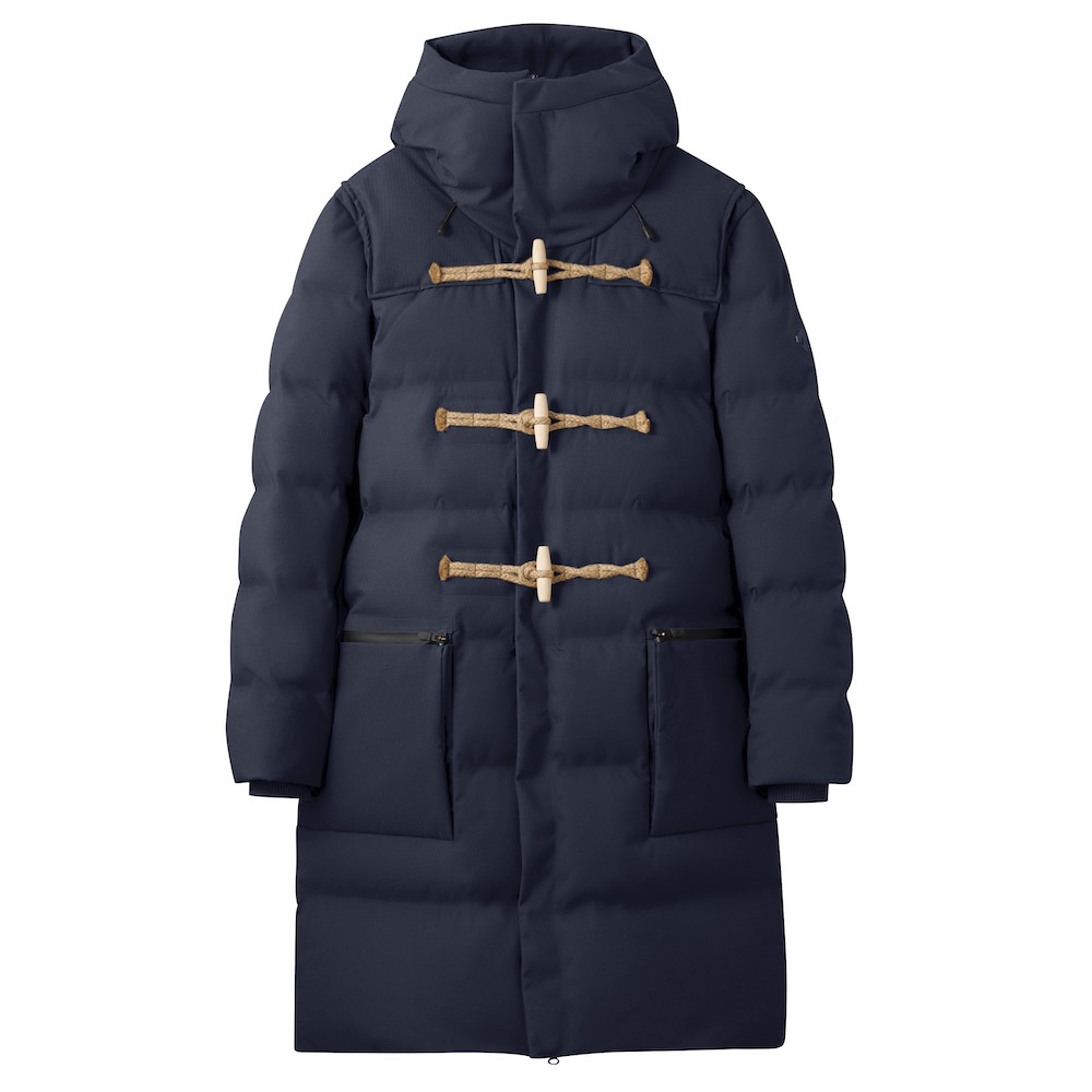 水沢ダウン採用のダッフルコート。デサントオルテラインが歴史的銘品を