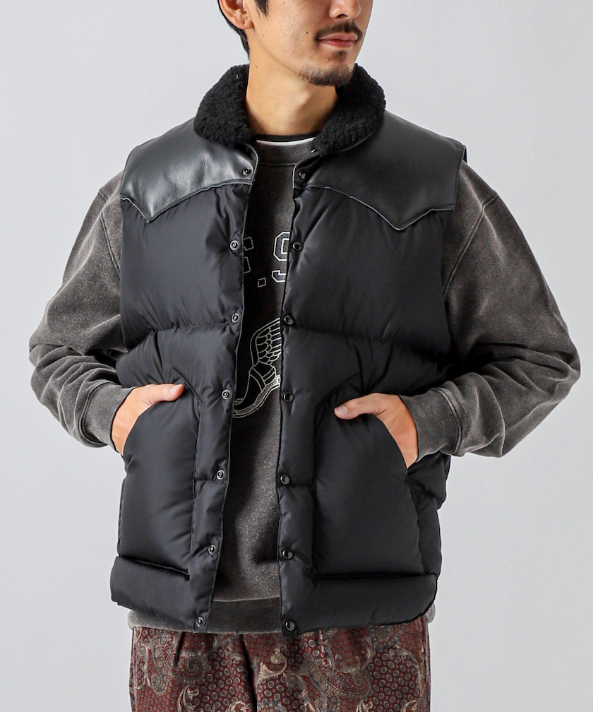 ロッキーマウンテン × ジャーナル スタンダードの別注ダウンベストは