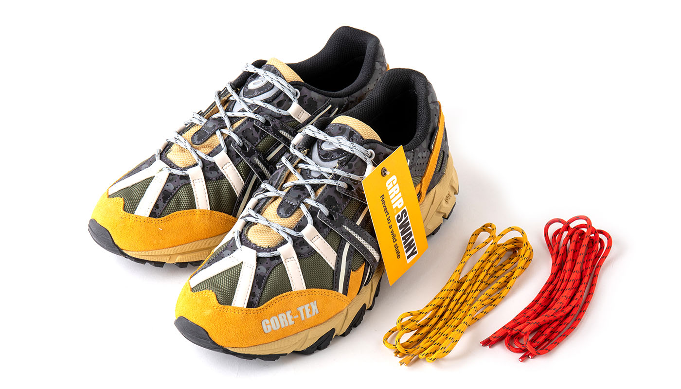 グリップスワニーとアトモスが再びタッグ！今回はアシックスを招聘し