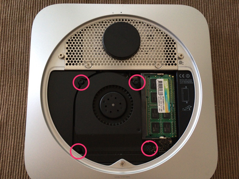 Macmini Late 2012のHDDをSSDへ交換する方法【DIY】