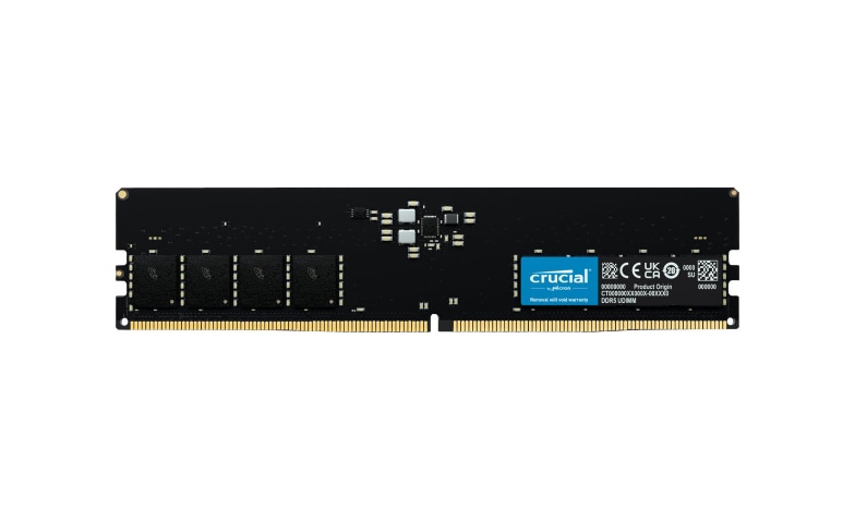Crucial - DDR5 - module - 16 GB - DIMM 288-pin / PC5-44800
