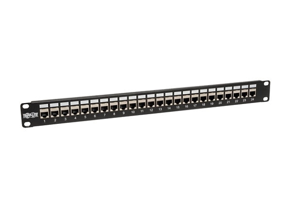 Eaton Tripp Lite Series 24-Port Shielded Cat6 Patch Panel Feed