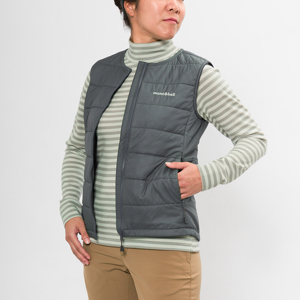 U.L.サーマラップ ラウンドネックベスト Women's｜モンベル