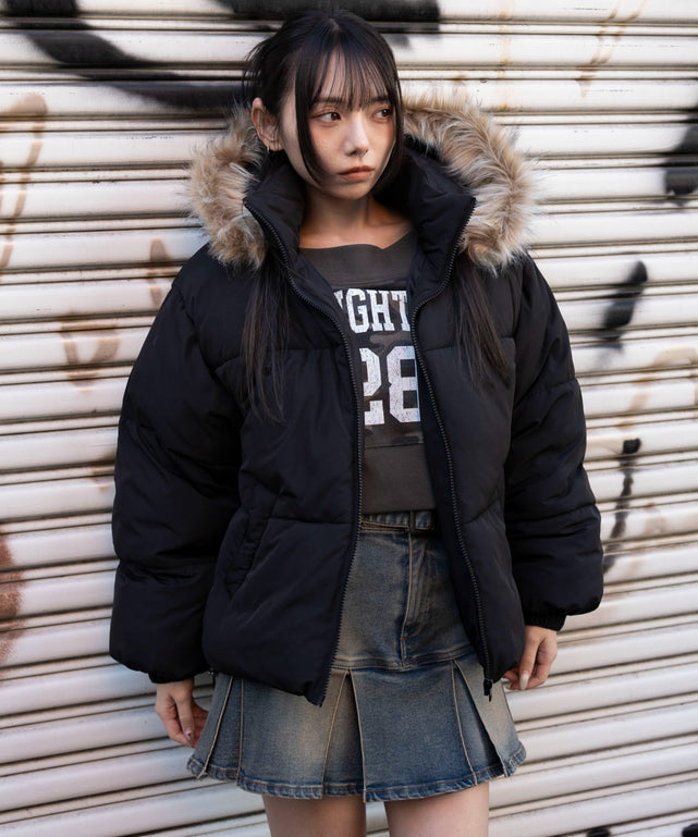 3WAYファーフードパファーブルゾン｜WEGO（ウィゴー） – WEGO ONLINE STORE