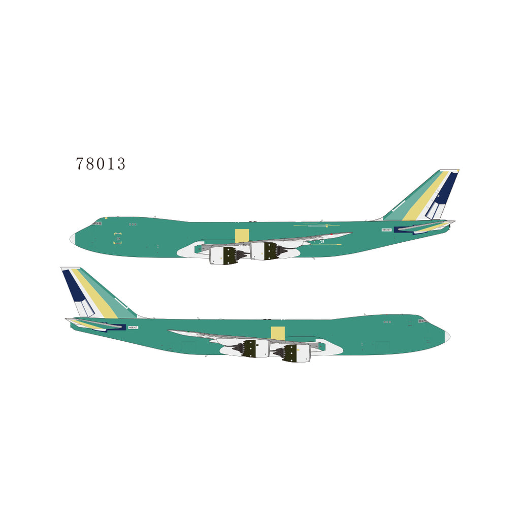 12月発売 NGモデル アトラスエア ボーイング747-8F「ベアメタル