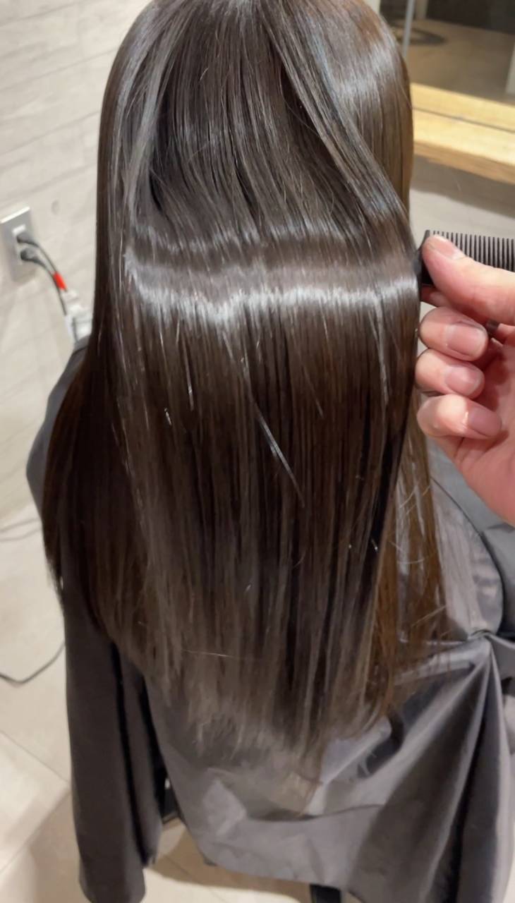 髪質改善！高濃度水素トリートメントのULTOWAトリートメントで毛髪内部