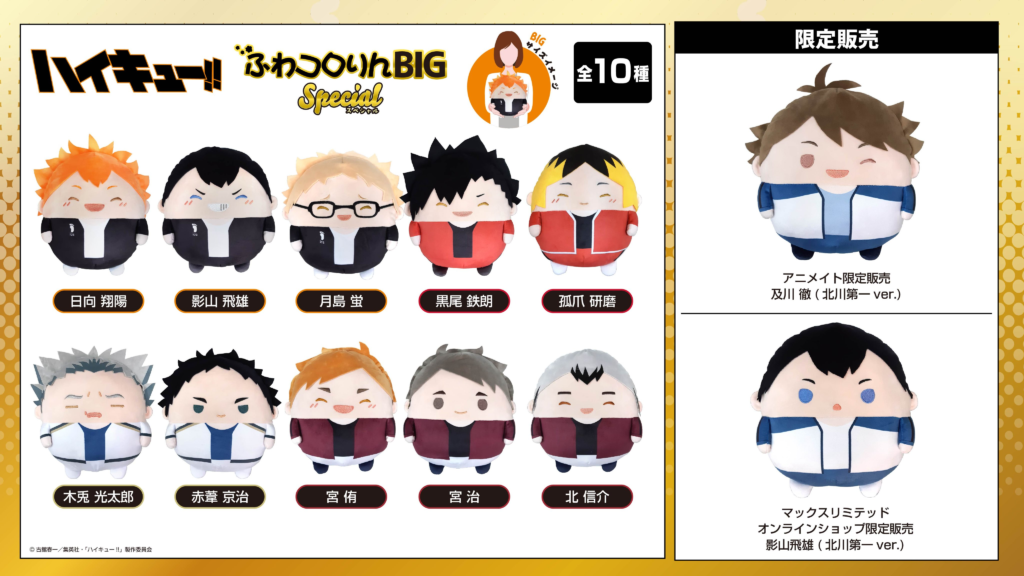 ハイキュー!! ふわコロりんシリーズ一覧 | アニラボ