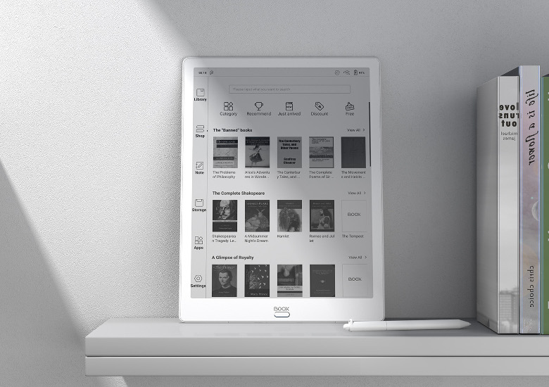 Boox Max3 － 13.3インチの大型E-inkタブレット。電子ブックリーダー