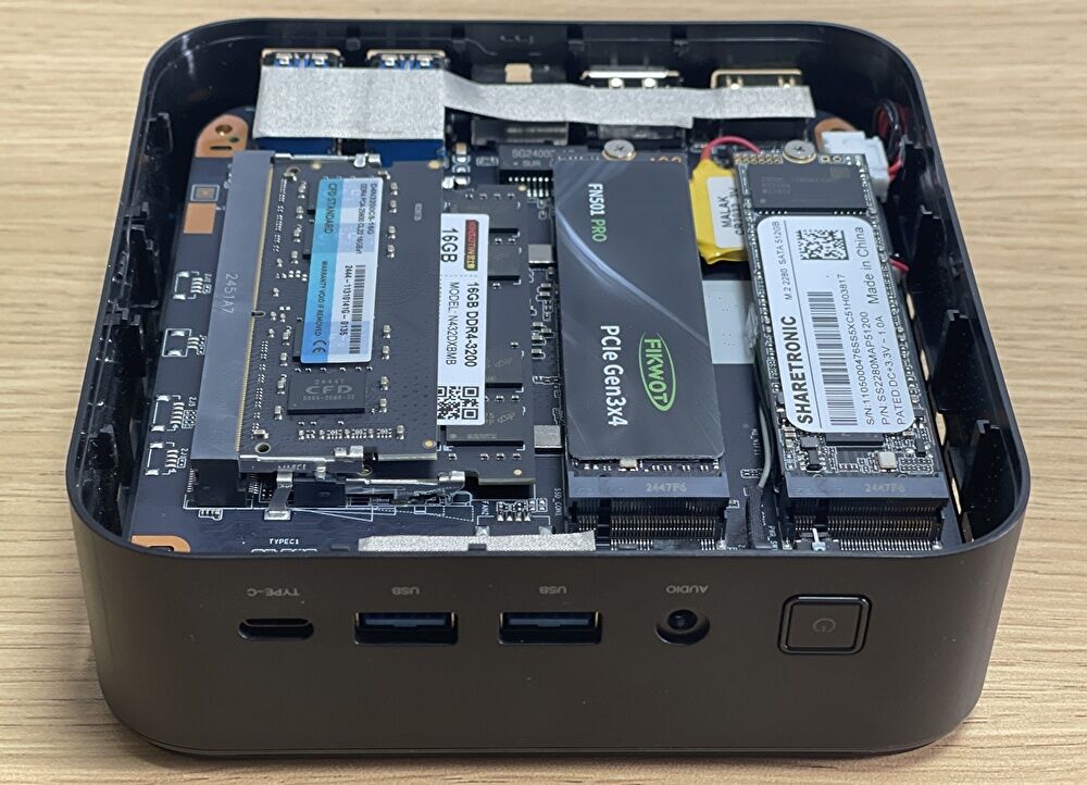 NiPoGi E3B ミニPC、Ryzen 5 7430U、メモリ 32GBモデルのスペック