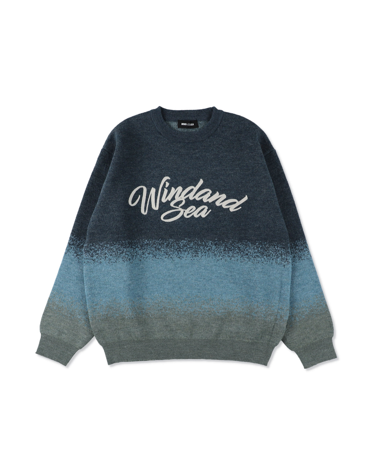 Jacquard Gradation Knit Sweater – WIND AND SEA