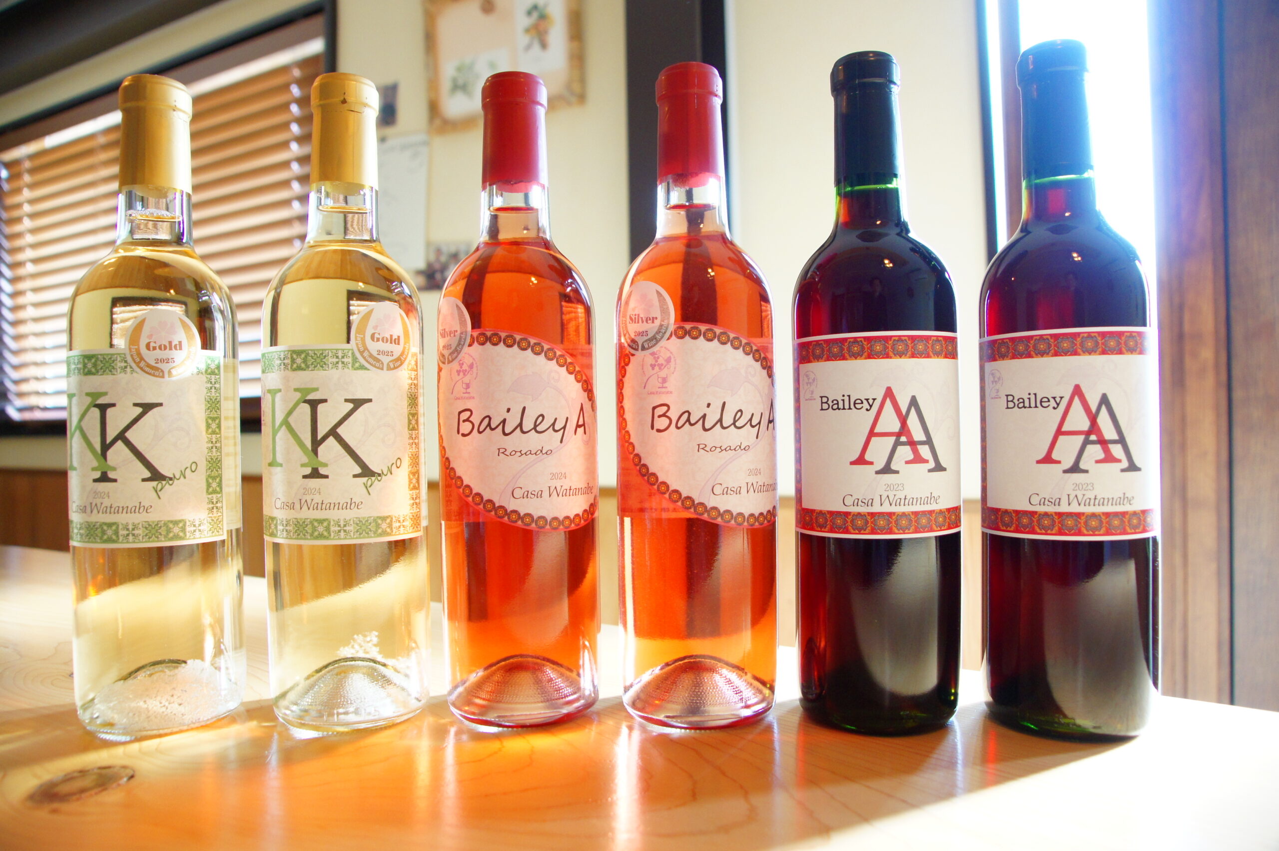 サクラアワード受賞記念赤白ロゼ3種類6本 セット - 株式会社