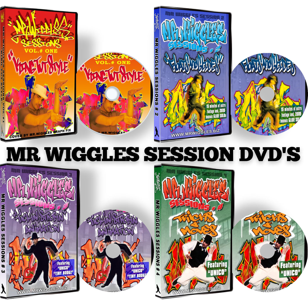 Mr Wiggles Session Pack DVD set Hip Hop Dance Videos – Wigz & Co.