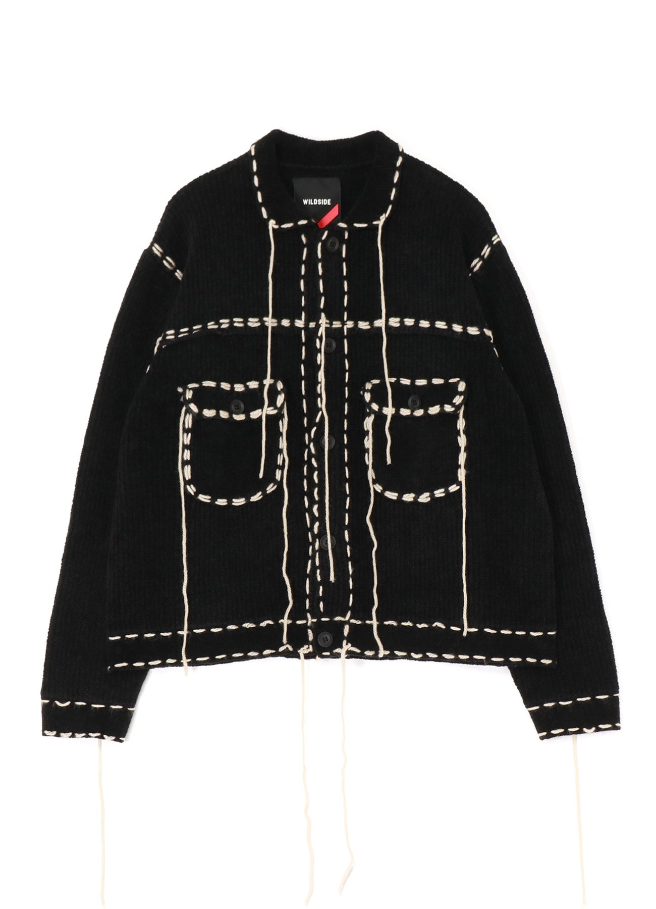 WILDSIDE ×PHINGERIN PG1 KNIT(S Black): PHINGERIN｜WILDSIDE YOHJI