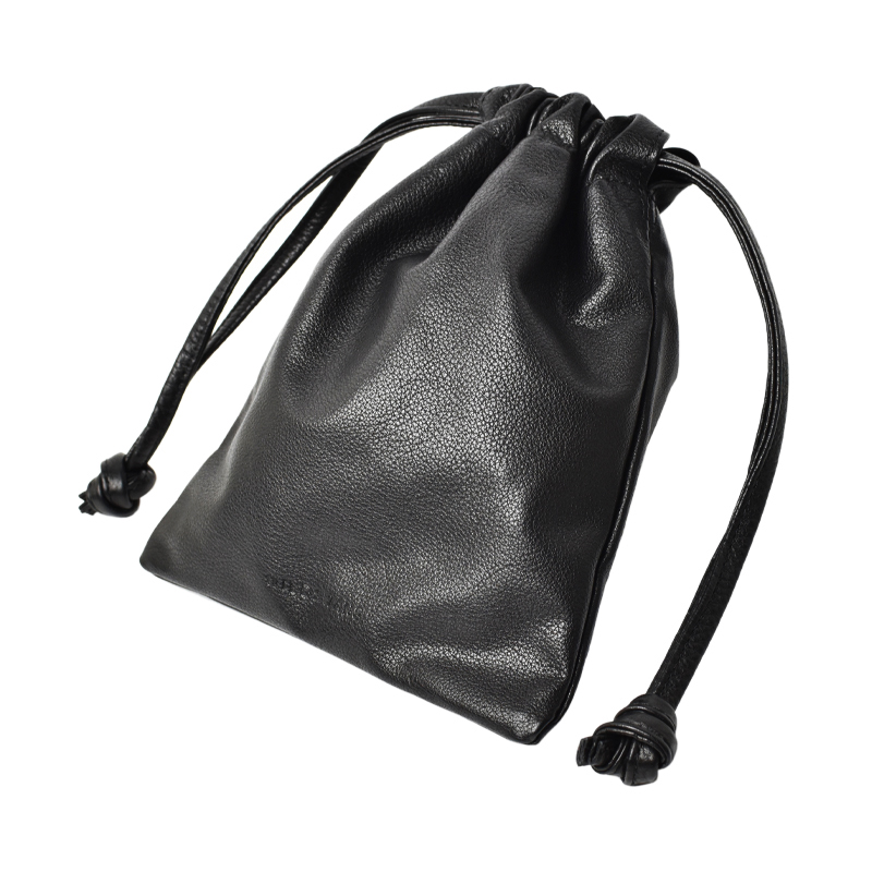 ドローストリングバッグ《ブレス》ラスティカーフ｜WILDSWANS(ワイルド