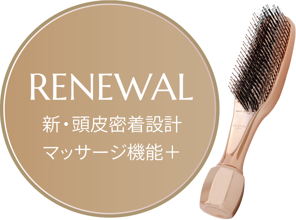 THE BRASHU REVO（ザ・ブラッシュ レボ）｜ブラシで頭皮を洗う新