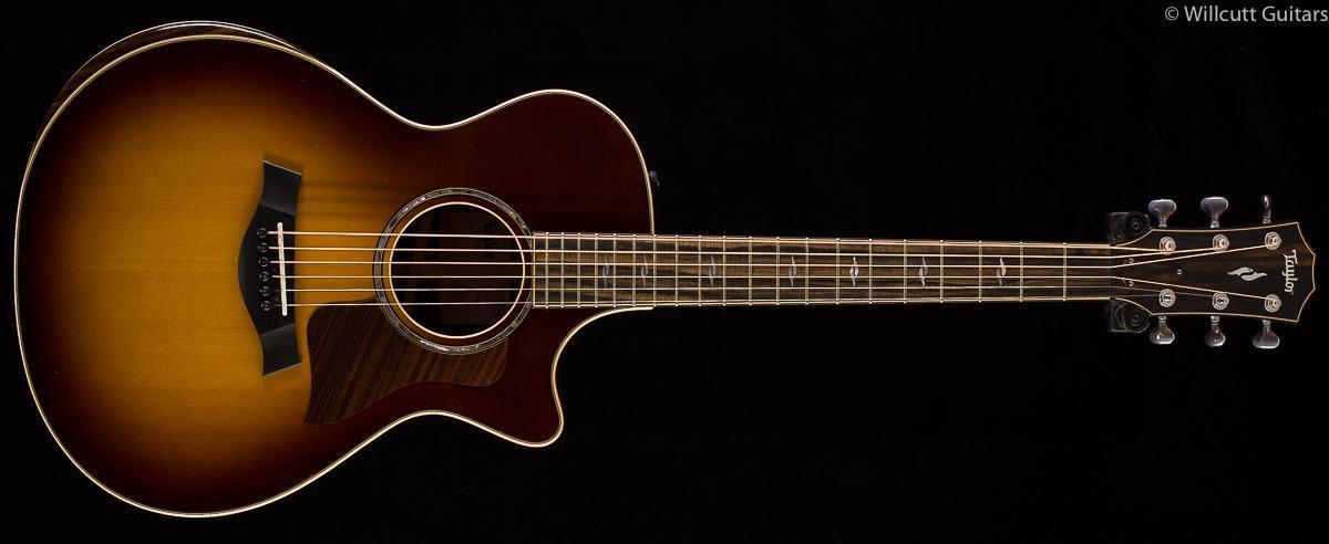 Taylor 812ce Deluxe V-Class Sunburst (011) - Willcutt Guitars
