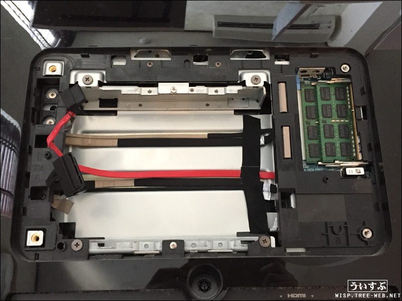 SONY製 ディスプレイ一体型デスクトップPC 「VAIO VPCL24AJ」 SSD 換装