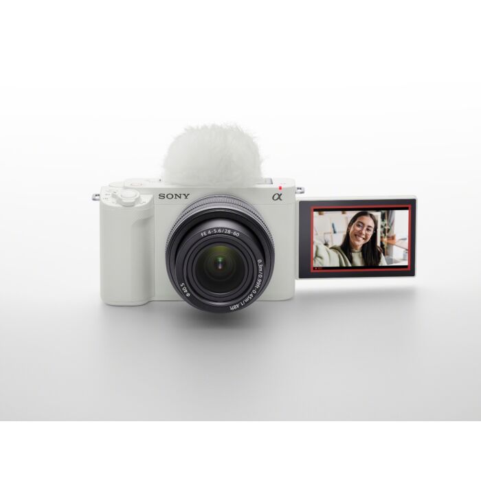 Sony - Alpha ZV-E1 Mirrorless Camera with 28-60mm Lens - White