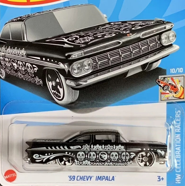59 CHEVY IMPALA (BLACK/SKULL TAMPO) - warehouse