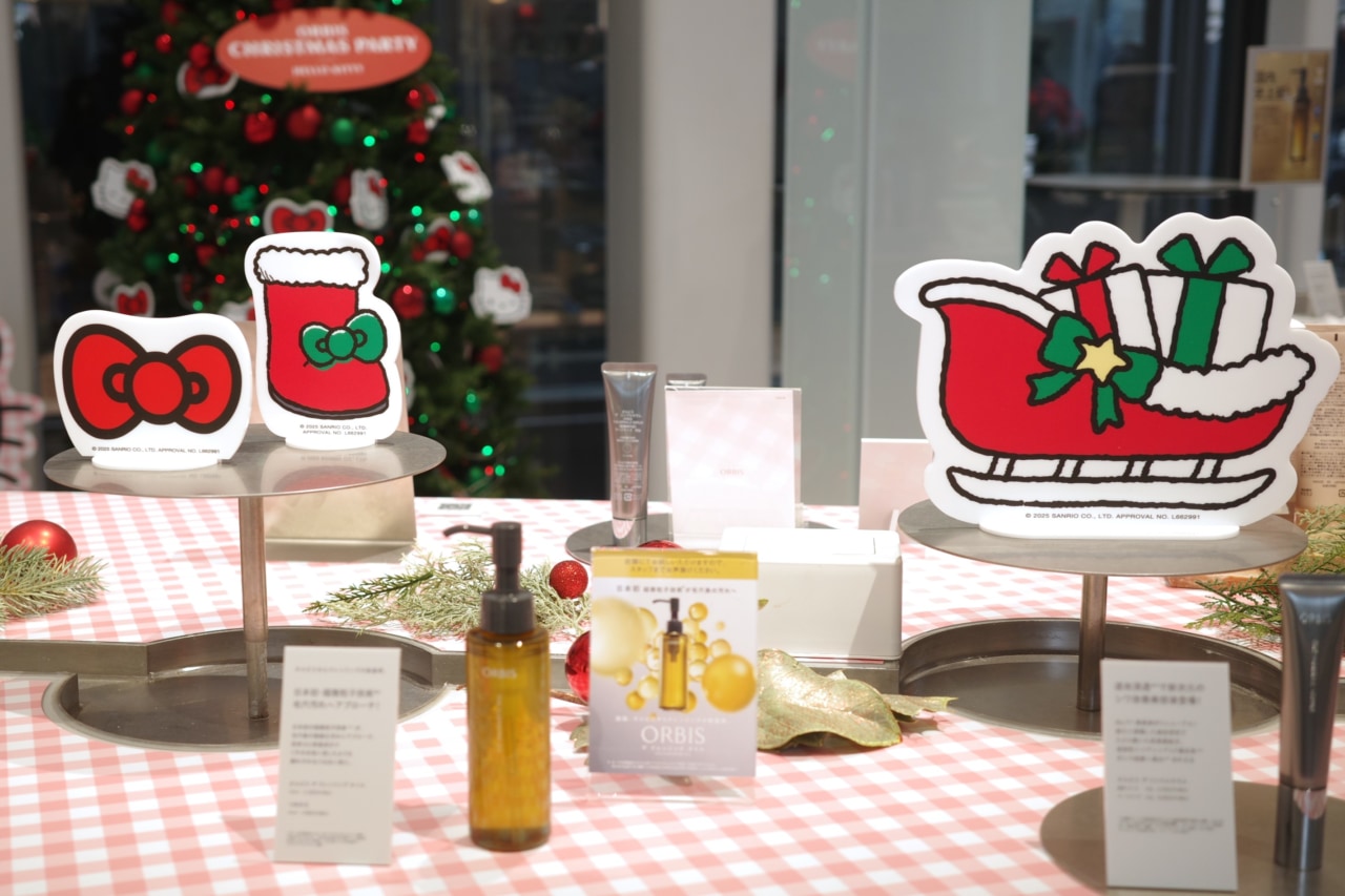 ハローキティ×『SKINCARE LOUNGE BY ORBIS』クリスマスイベントを開催