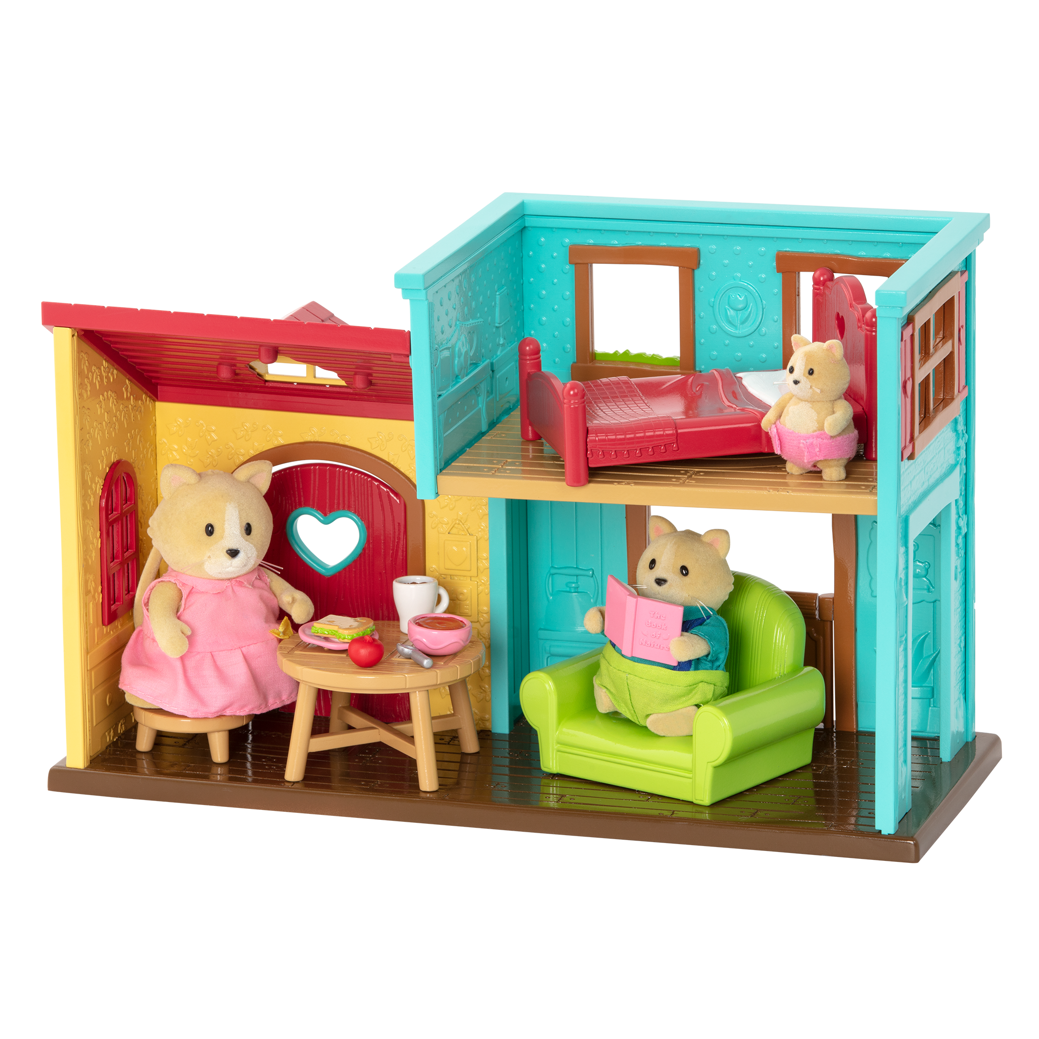 Li'l Nextdoor Neighbors | Toy Townhouse with Accessories | Li'l