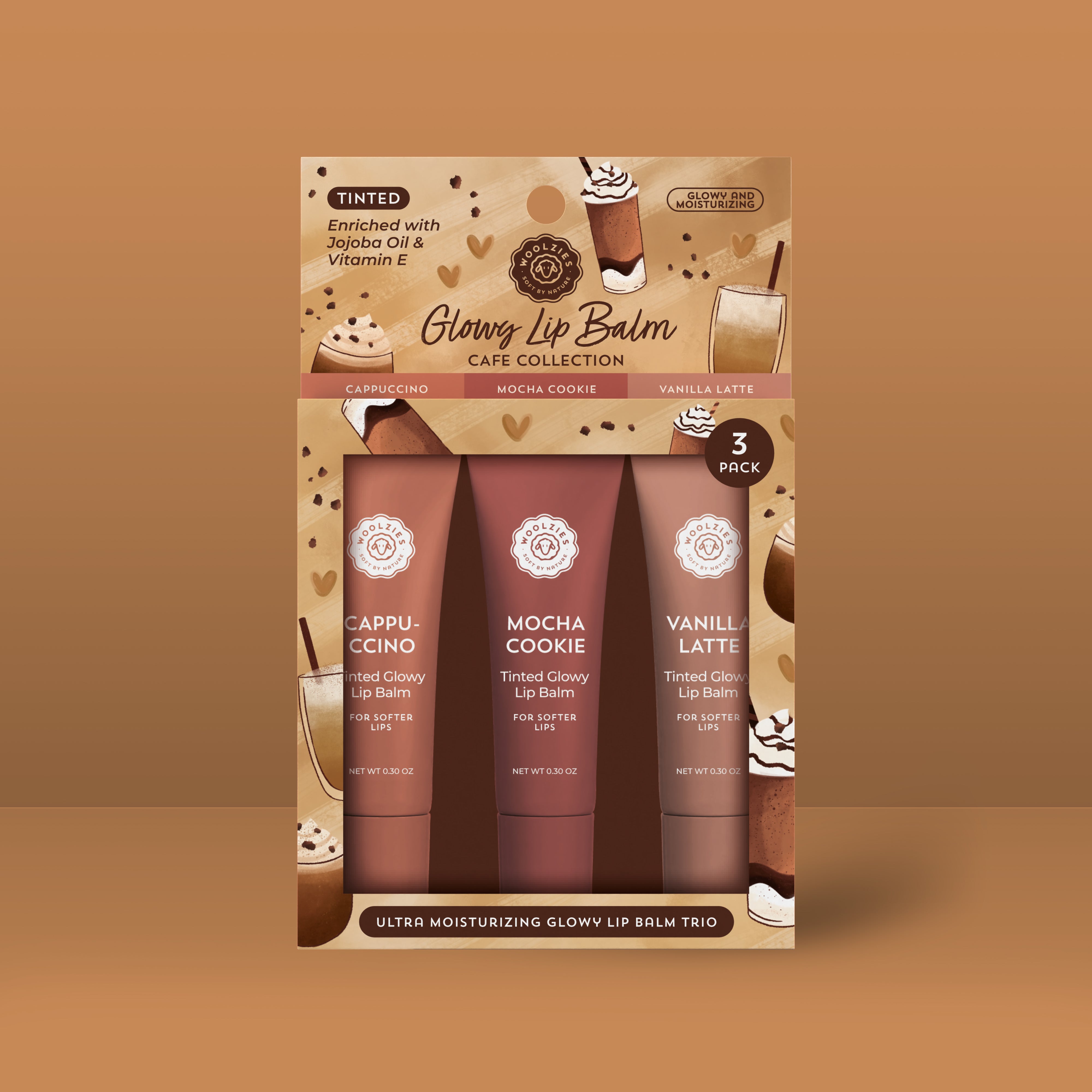 Café Collection Glowy Lip Balm Trio – Woolzies.com